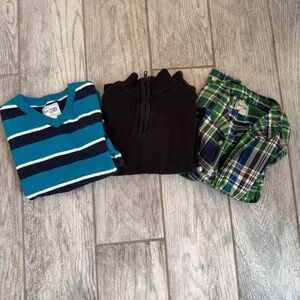 Boys Sweater & Button up Bundle
